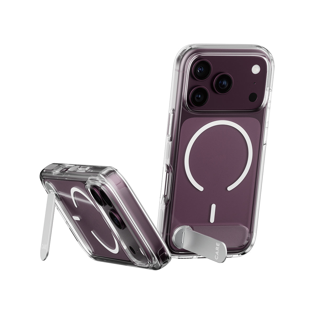 Panzerglass Care iPhone 18 Pro Feature Case Kickstand Magsafe Transparent