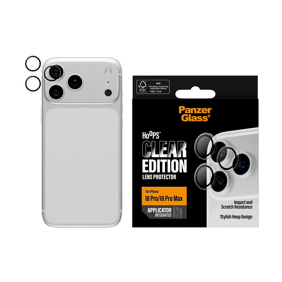 Panzerglass Care iPhone 18 Pro Max Feature Case Kickstand Magsafe Transparent