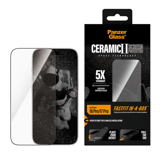 Panzerglass iPhone 18 Pro Screen Protectors Uwf Fastfit In A Box 2-Way Privacy