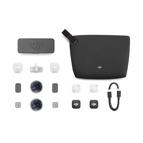 DJI Mic Mini 2 Wireless Microphone Kit (2 TX + 1 Mobile RX + Charging Case)