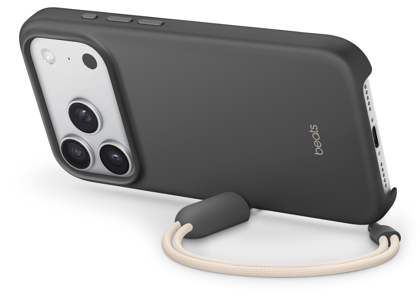 Beats iPhone 17 Pro Kickstand Case with MagSafe and Camera Control - Granite Gray