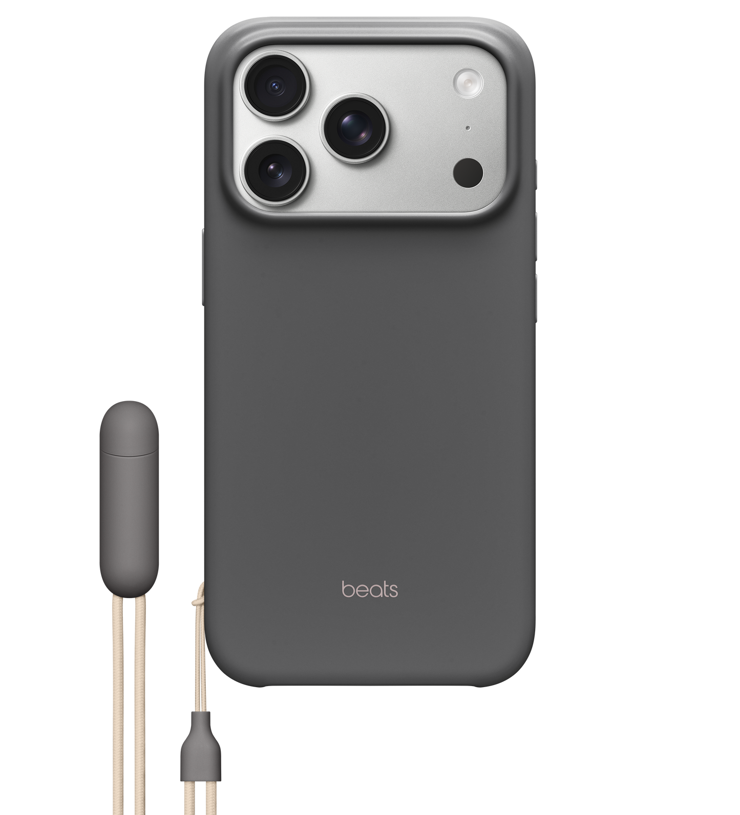 Beats iPhone 17 Pro Kickstand Case with MagSafe and Camera Control - Granite Gray