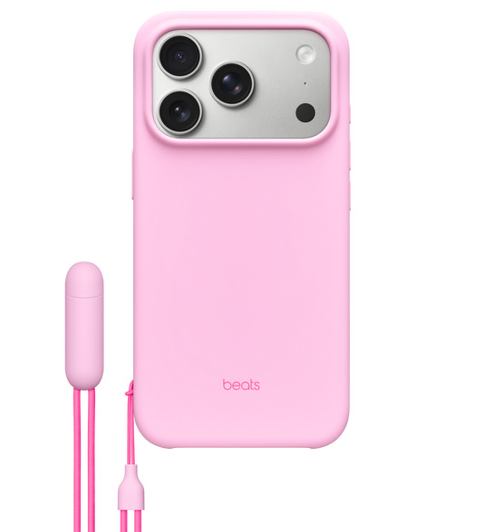 Beats iPhone 17 Pro Kickstand Case with MagSafe and Camera Control - Pebble Pink