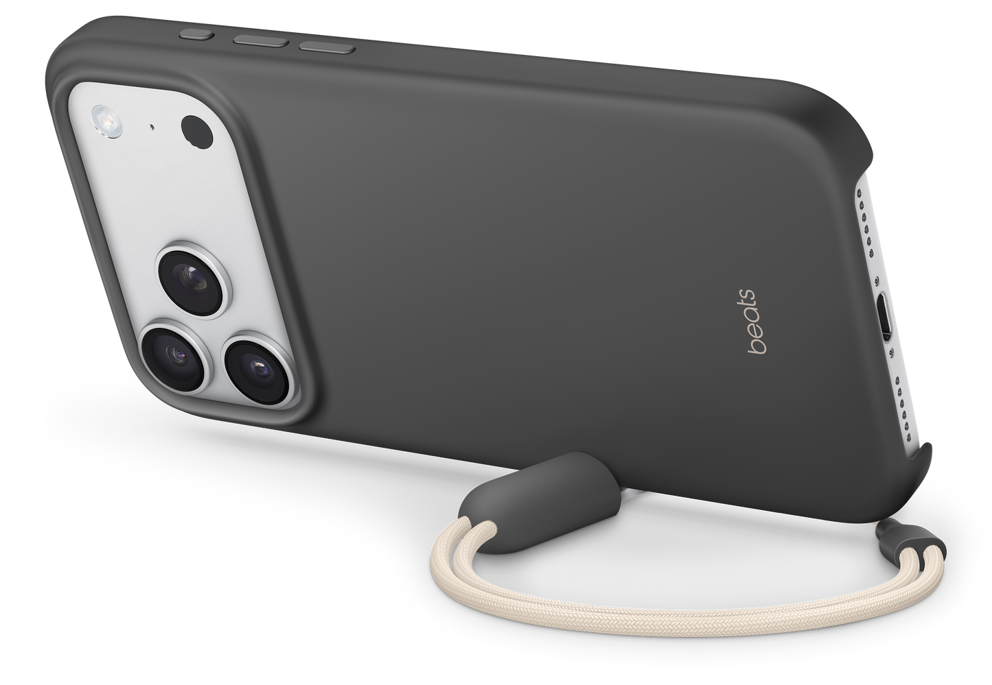 Beats iPhone 17 Pro Max Kickstand Case with MagSafe and Camera Control - Granite Gray