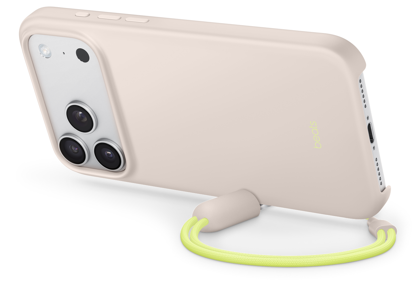 Beats iPhone 17 Pro Max Kickstand Case with MagSafe and Camera Control - Lime Stone
