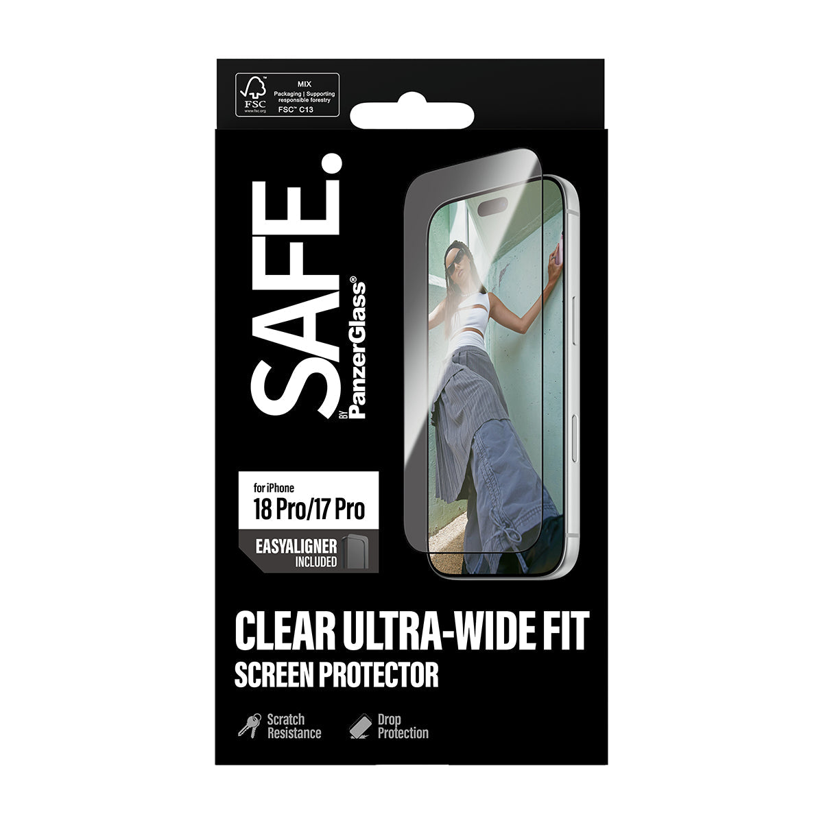 Safe iPhone 18 Pro Screen Protectors Uwf Easyaligners Clear