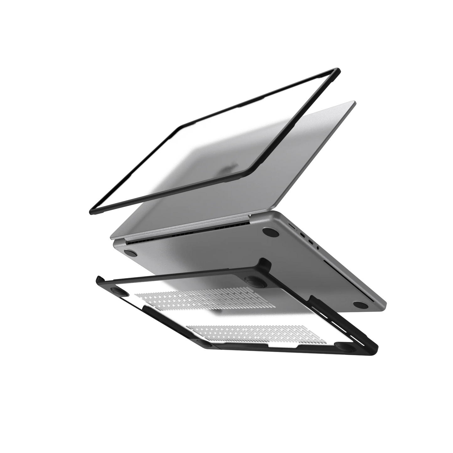 SwitchEasy Defender MacBook Protective Case For 2025-2021 MacBook Pro 14in - Transparent