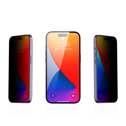 Aukey Privacy Screen Protector; iPhone 15