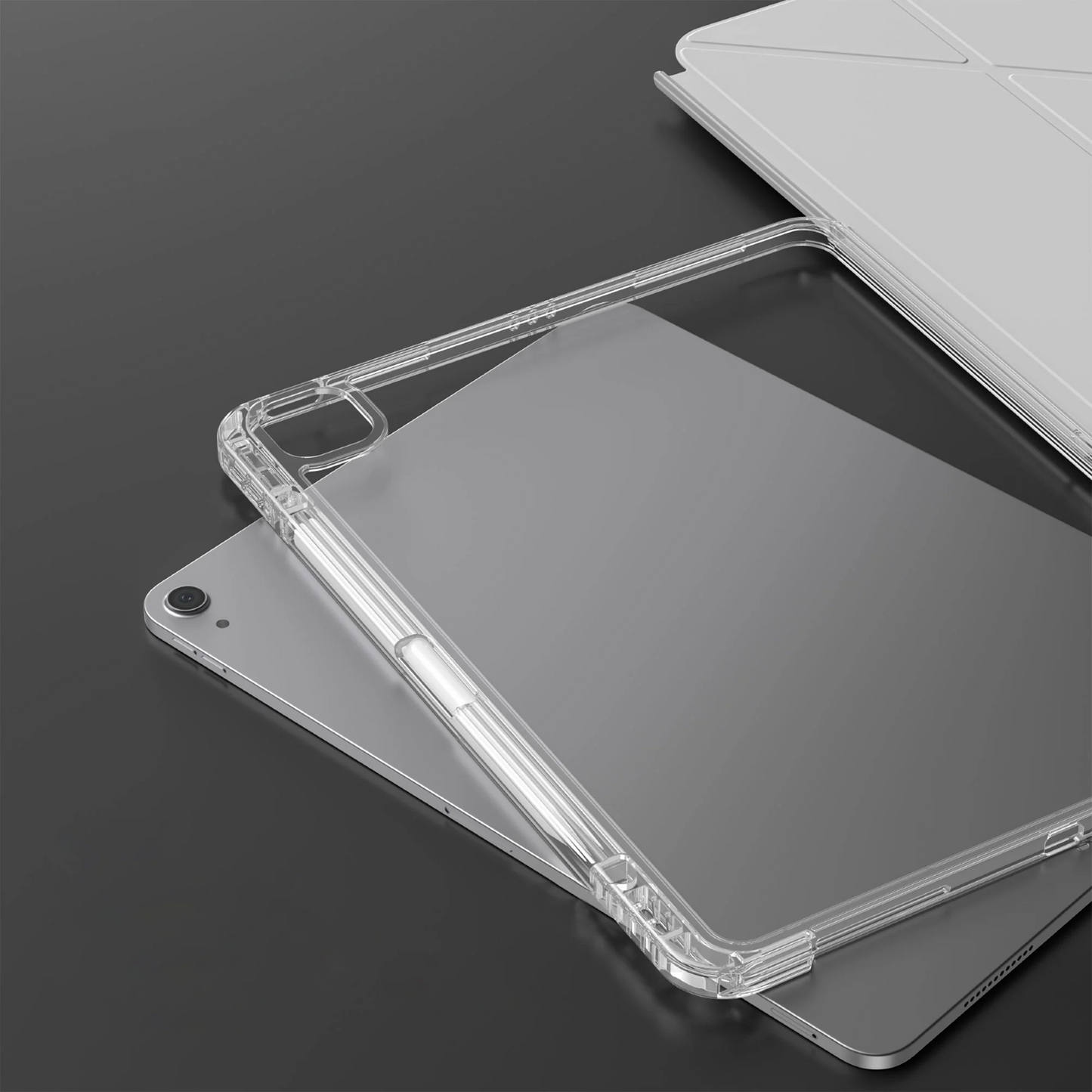Amazingthing Flexfolio Minimal Case Ipad Air 11-Inch M4 / M3 Light Grey