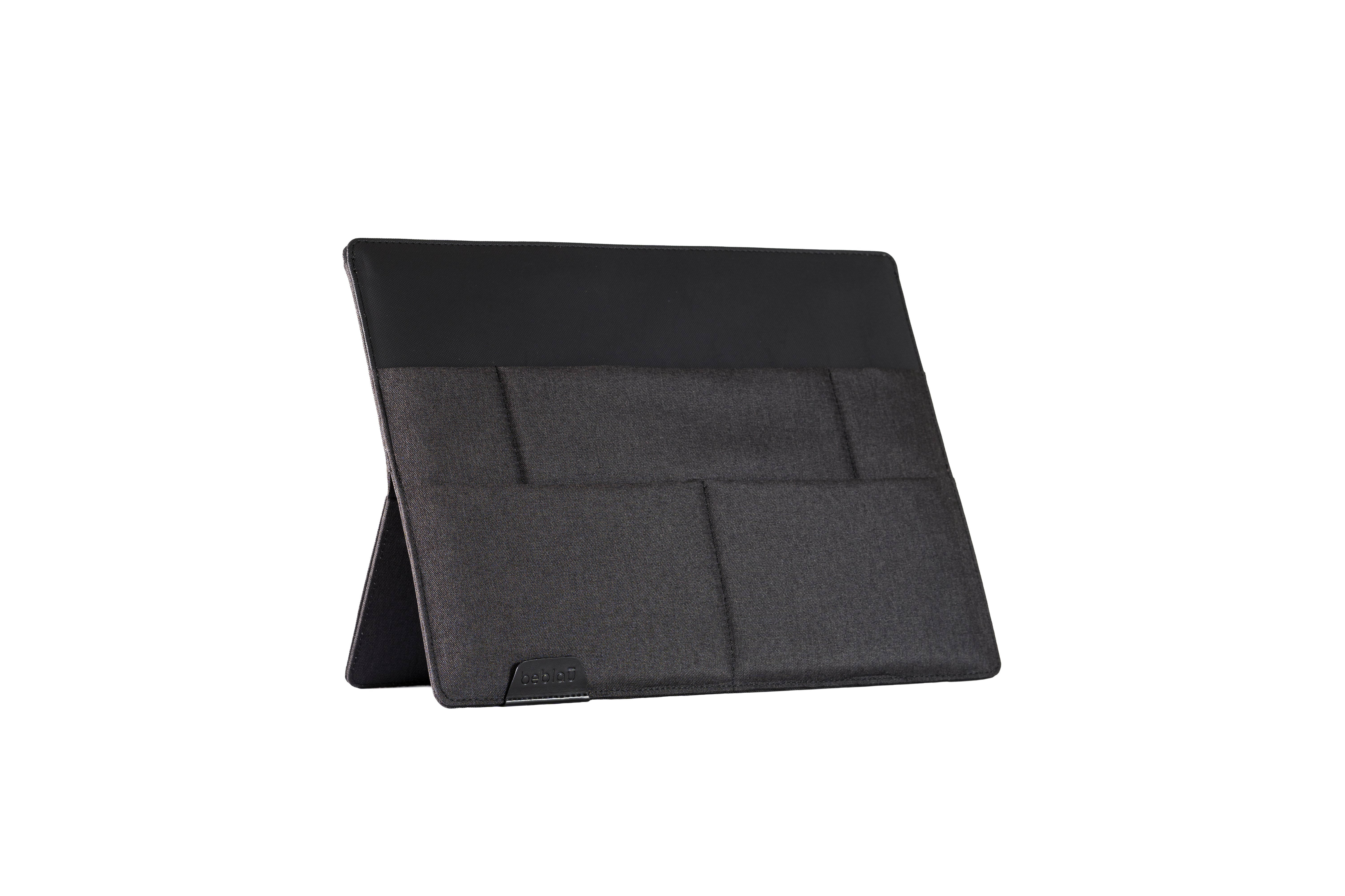 Beblau Stand-Up Sleeve Laptop/Tablet Sleeve, Portable Organizer & Desk ...