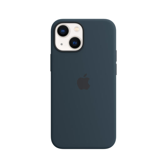 حافظة iPhone 13 mini من السيليكون بتقنية MagSafe‏ -  أزرق آبيس
