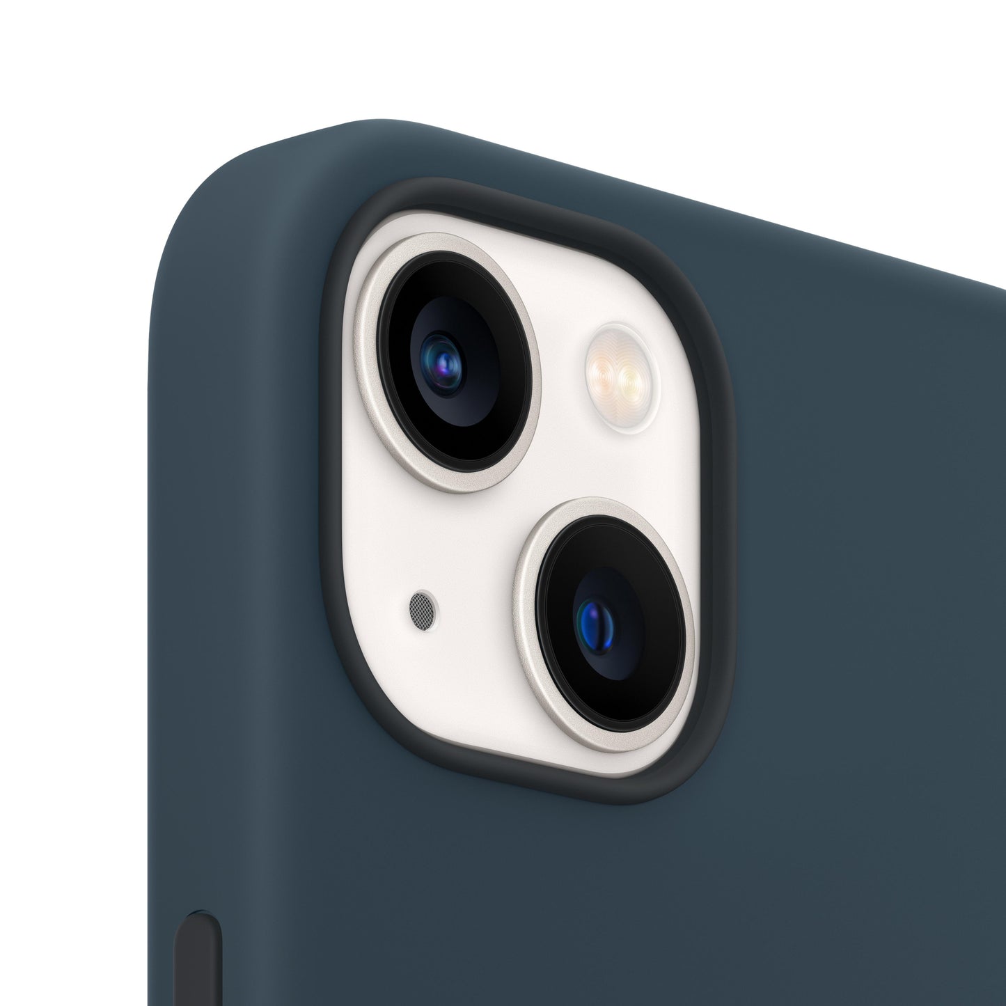 حافظة iPhone 13 mini من السيليكون بتقنية MagSafe‏ -  أزرق آبيس