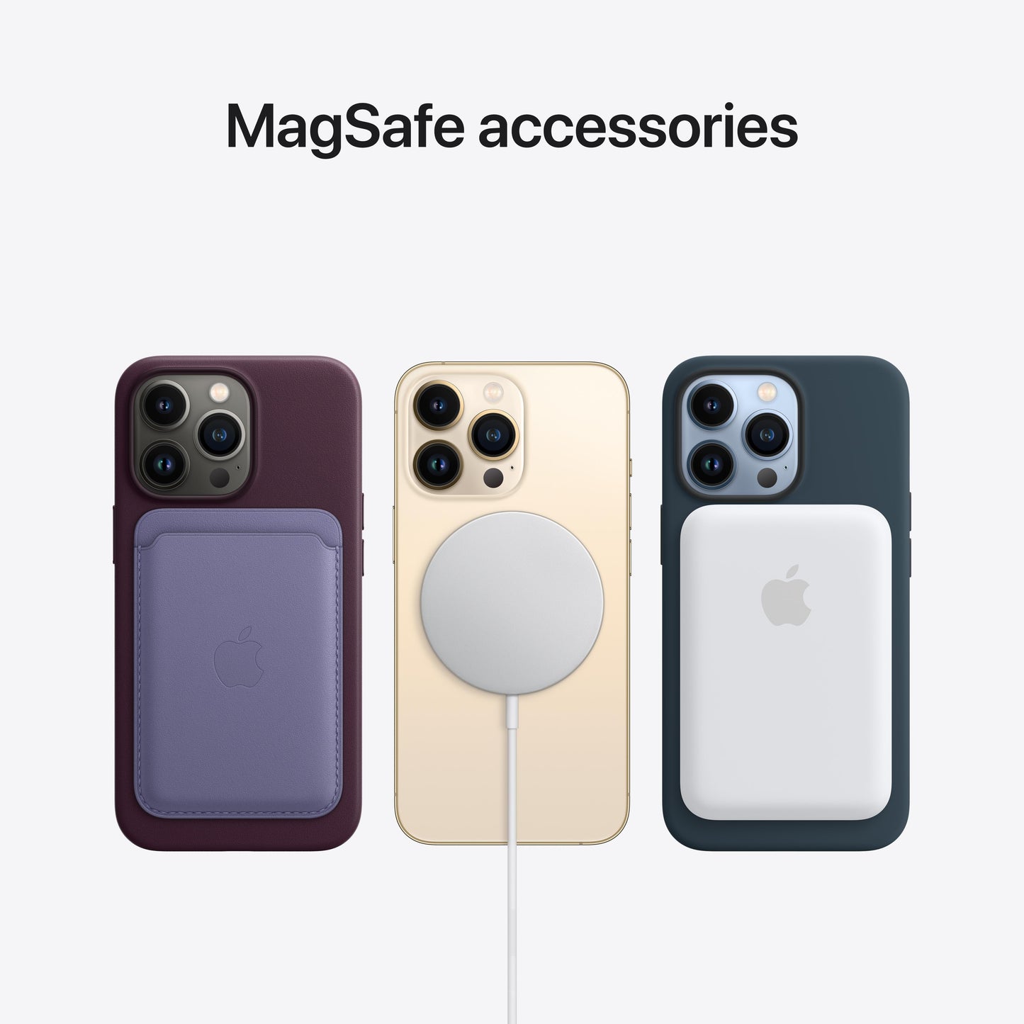 حافظة iPhone 13 pro من السيليكون بتقنية ‏MagSafe‏ - بلو جاي