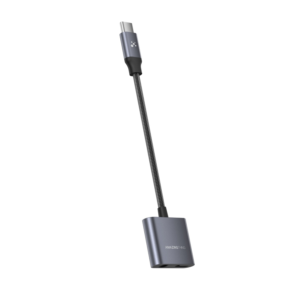 Amazingthing At Usb-C To 3.5Mm Audio & Charging Hub