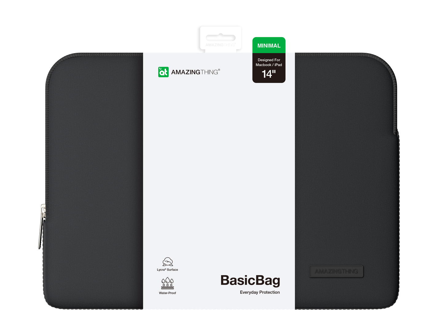 Amazingthing Minimal Basicbag Macbook & Ipad 13-Inch Black