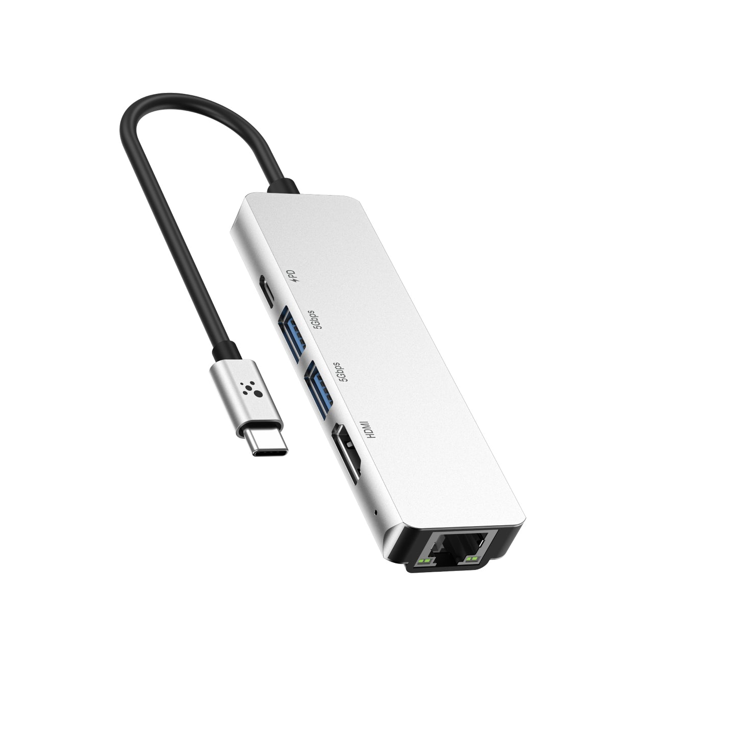 Amazingthing Thunder Pro 5-In-1 Lan 1000Mbps Hub