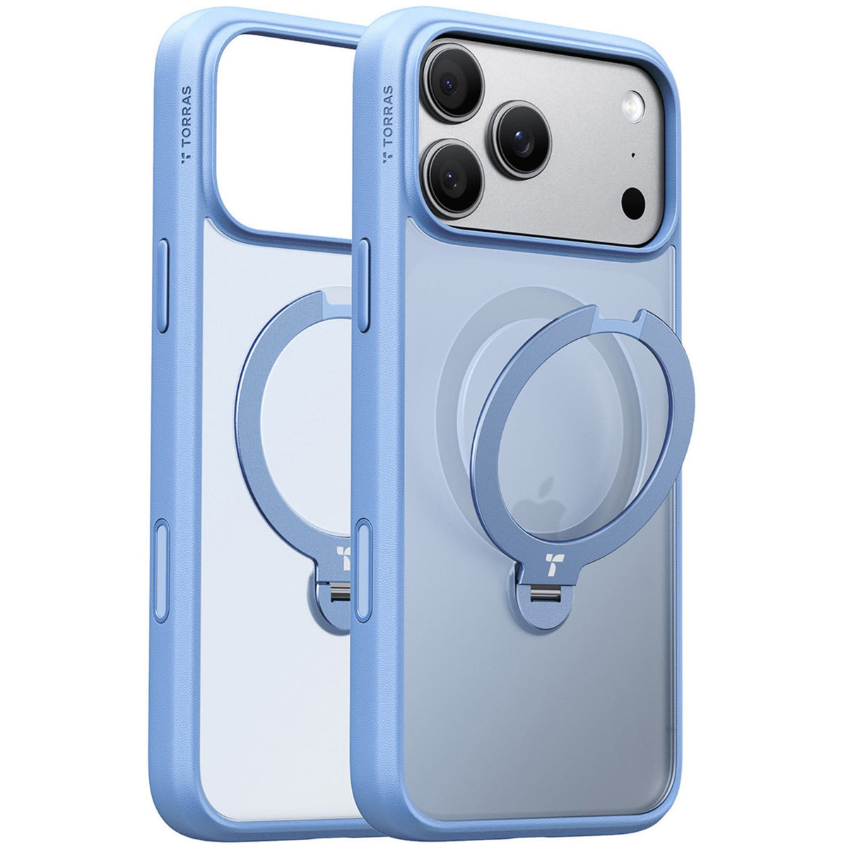 Torras Ostand Q3 Spin Case for iPhone 18 Pro - Blue