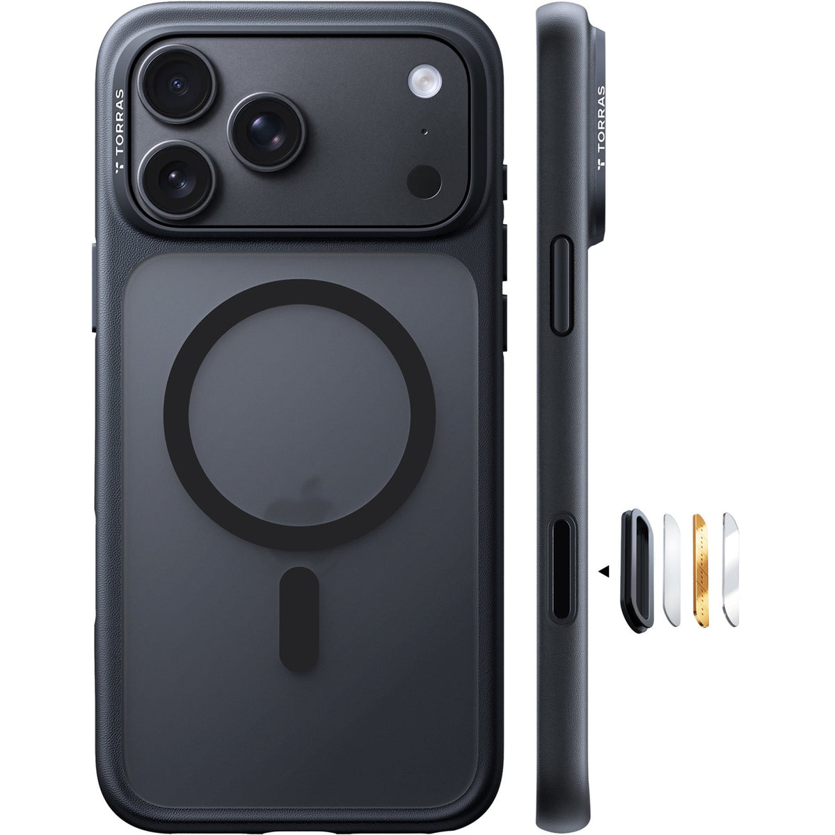 Torras Guardian-Mag Case with MagSafe for iPhone 18 Pro Max - Black