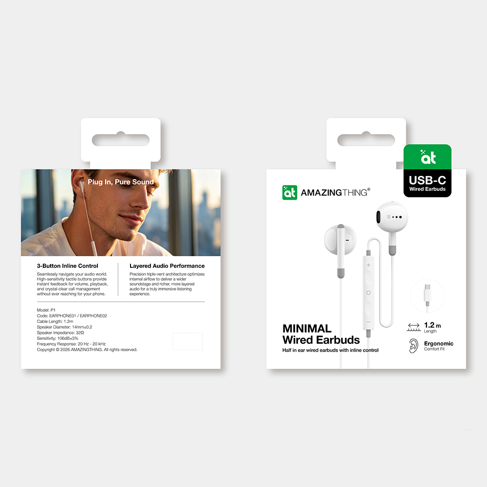Amazingthing In-Ear Earphones With Type-C Connector