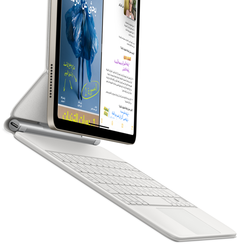 iPad Air موصول بلوحة مفاتيح ماجيك