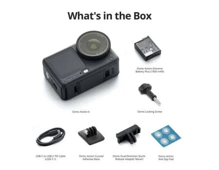 DJI Osmo Action 6 4K Action Camera - Adventure Combo