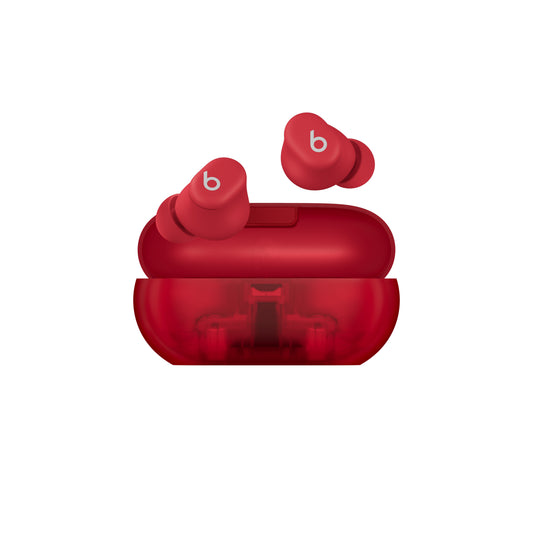 Beats Solo Buds - True Wireless Earbuds - Transparent Red