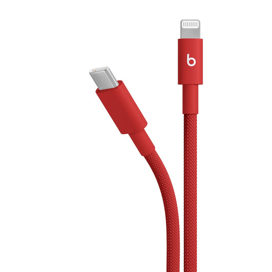 Beats USB-C to Lightning Woven Cable (1.5m) Red