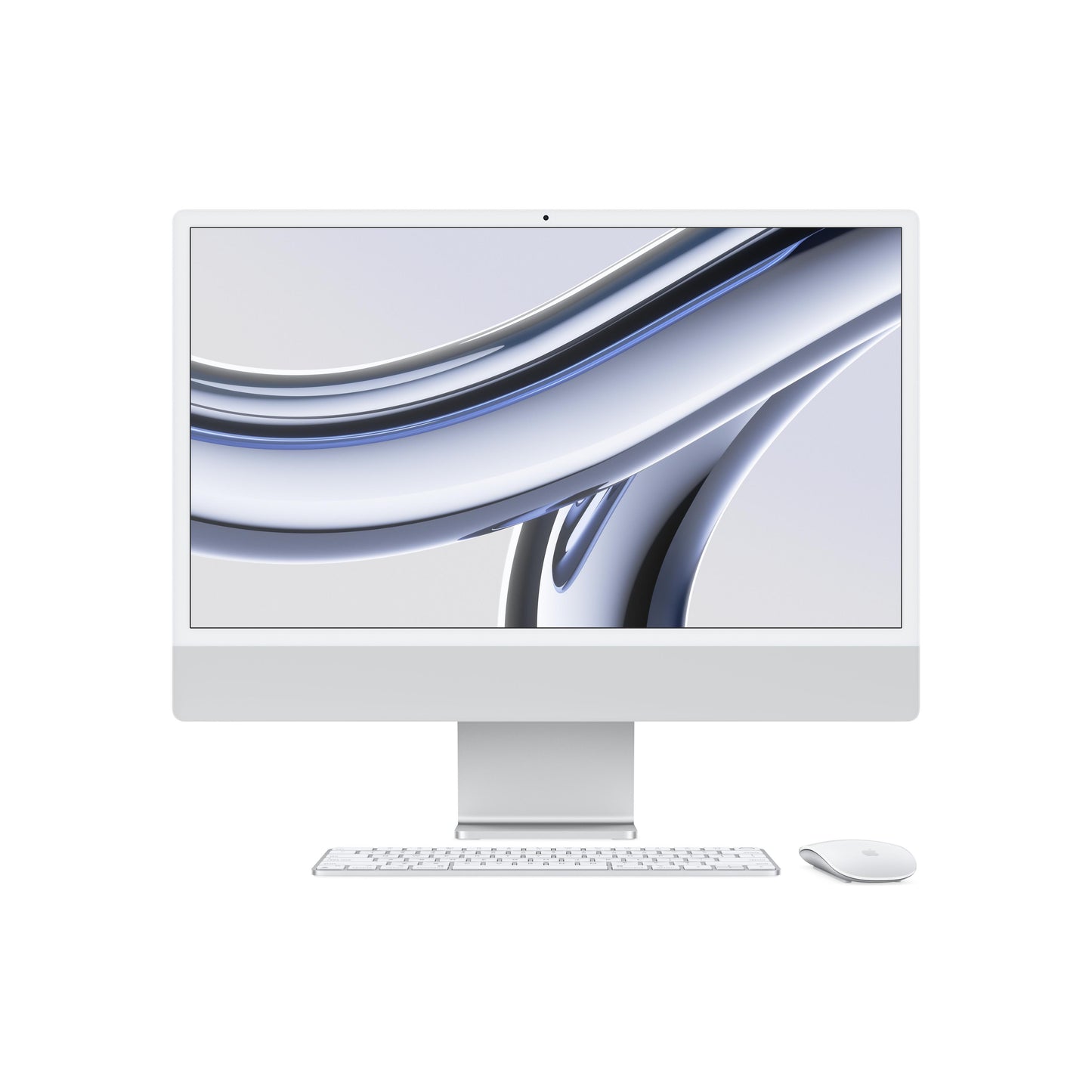 24-inch iMac with Retina 4.5K display: Apple M3 chip with 8‑core CPU and 10‑core GPU, 512GB SSD - Silver