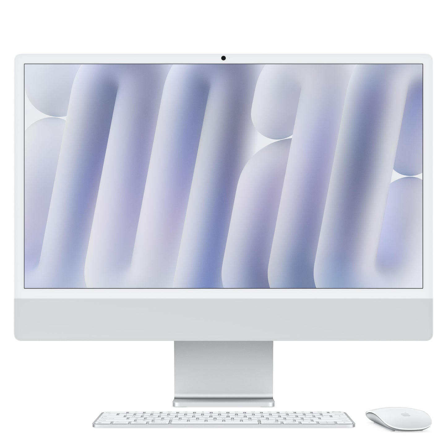 24-inch iMac with Retina 4.5K display: Apple M4 chip with 10-core CPU and 10-core GPU, 512GB SSD - Silver