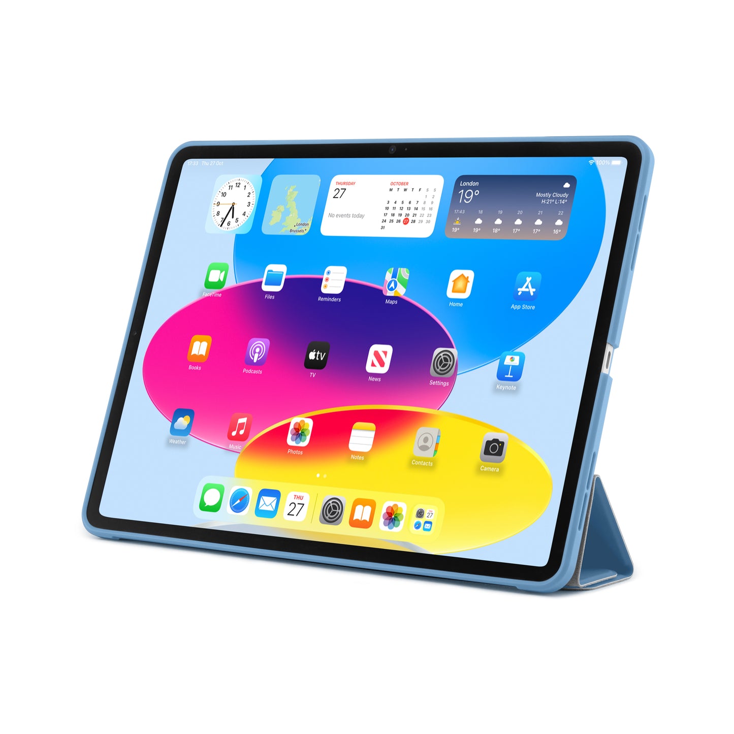 Pipetto iPad Air 11 (M4/M3/M2) Origami No1 Original Case - Light Blue