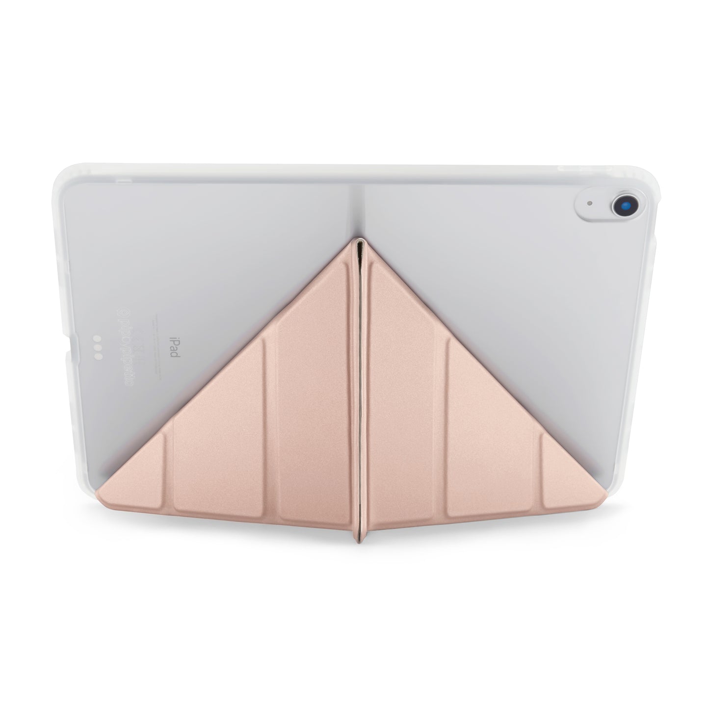Pipetto iPad (A16) / iPad (2022) Origami No3 Pencil Case - Metallic Pink