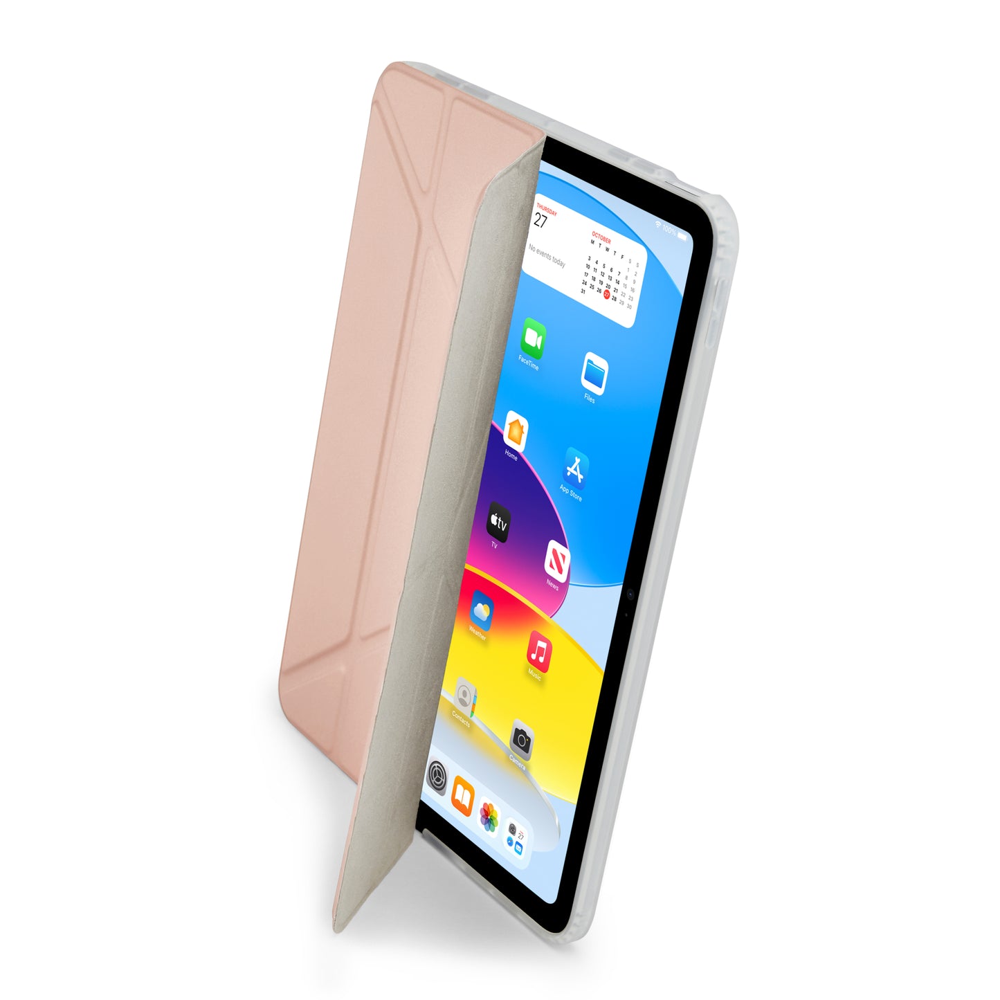 Pipetto iPad 10th Gen (2022)  Origami No1 Original Case - Metallic Pink