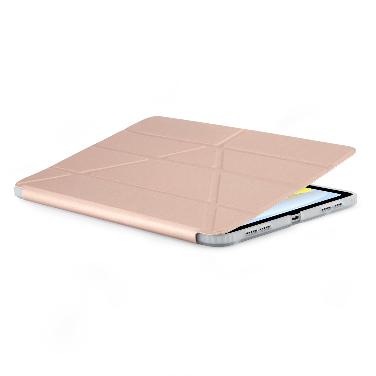 Pipetto iPad 10th Gen (2022)  Origami No1 Original Case - Metallic Pink