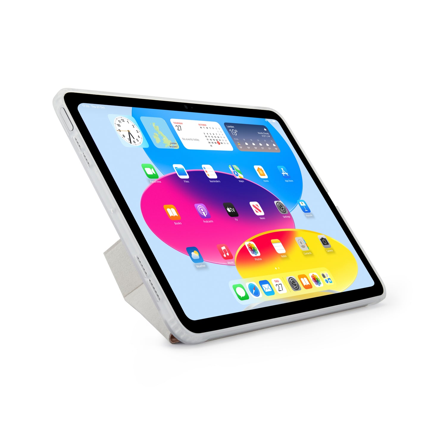 Pipetto iPad 10th Gen (2022)  Origami No1 Original Case - Metallic Pink