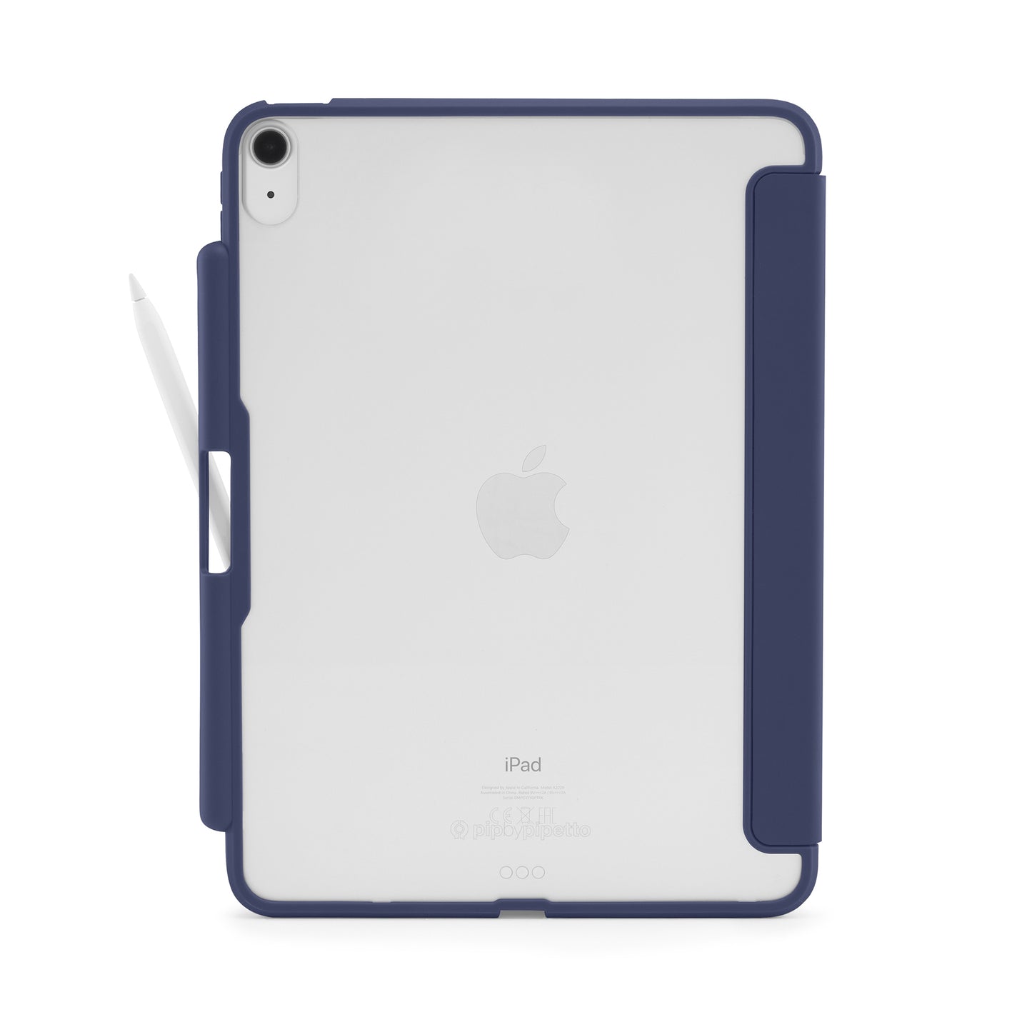 Pipetto iPad (A16) / iPad (2022) Origami No3 Pencil Case - Dark Blue