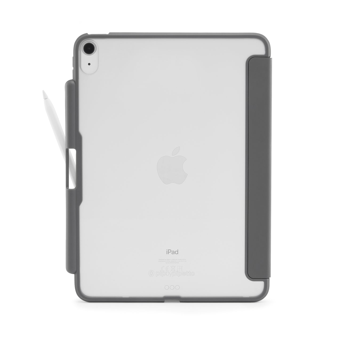 Pipetto iPad (A16) / iPad (2022) Origami No3 Pencil Case - Grey