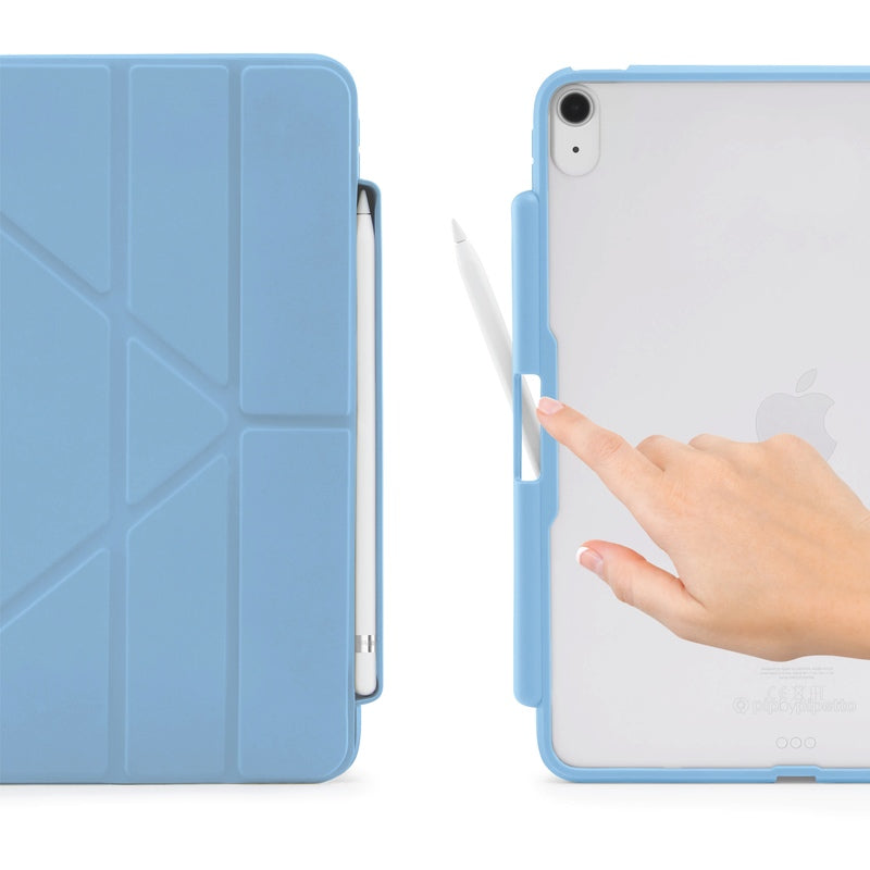 Pipetto iPad (A16) / iPad (2022) Origami No3 Pencil Case - Light Blue
