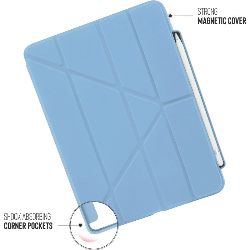 Pipetto iPad (A16) / iPad (2022) Origami No3 Pencil Case - Light Blue