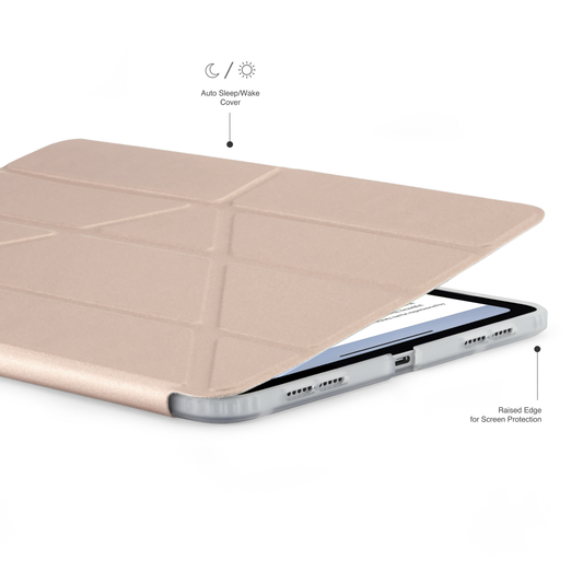 Pipetto iPad Air 13 (M4/M3/M2) Origami No1 Original Case - Metallic Pink