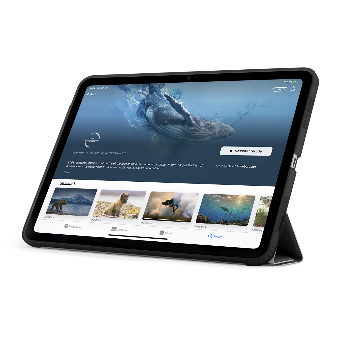 Pipetto iPad Air 13 (M4/M3/M2) Origami No1 Original Case - Black