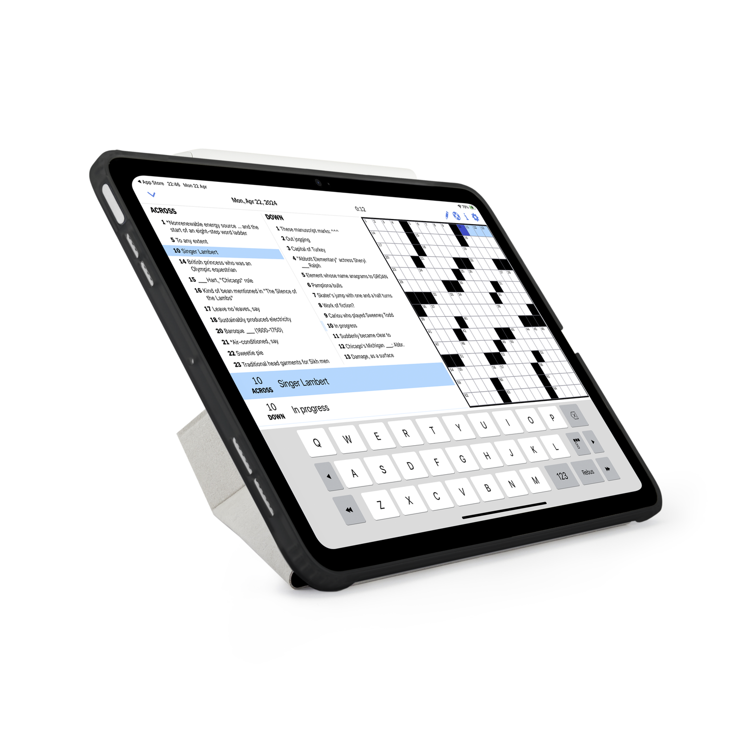 Pipetto iPad Air 13 (M4/M3/M2) Origami No1 Original Case - Black