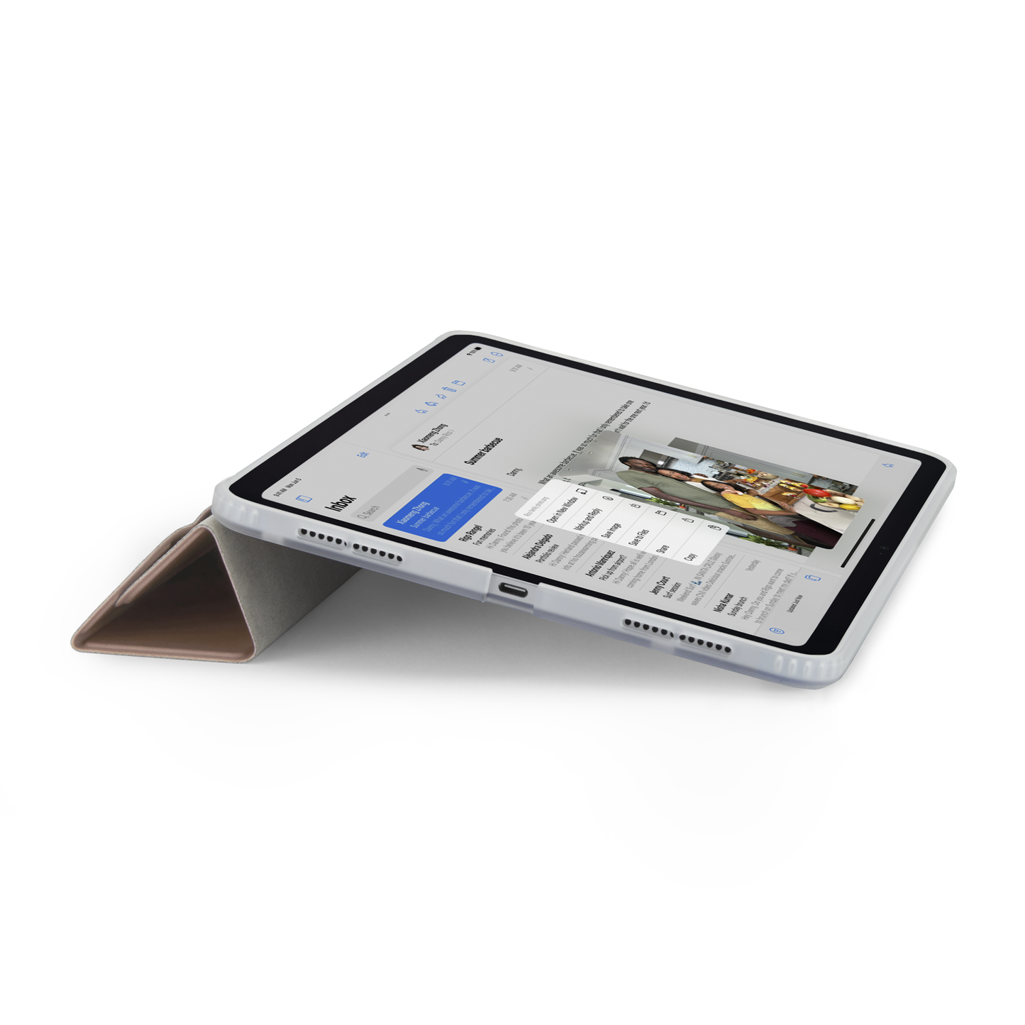 Pipetto iPad Air 13 (M4/M3/M2) Origami No1 Original Case - Metallic Pink