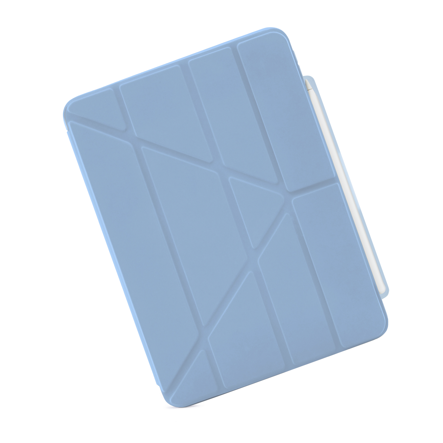 Pipetto iPad Air 13 (M4/M3/M2) Origami No3 Pencil Case - Light Blue