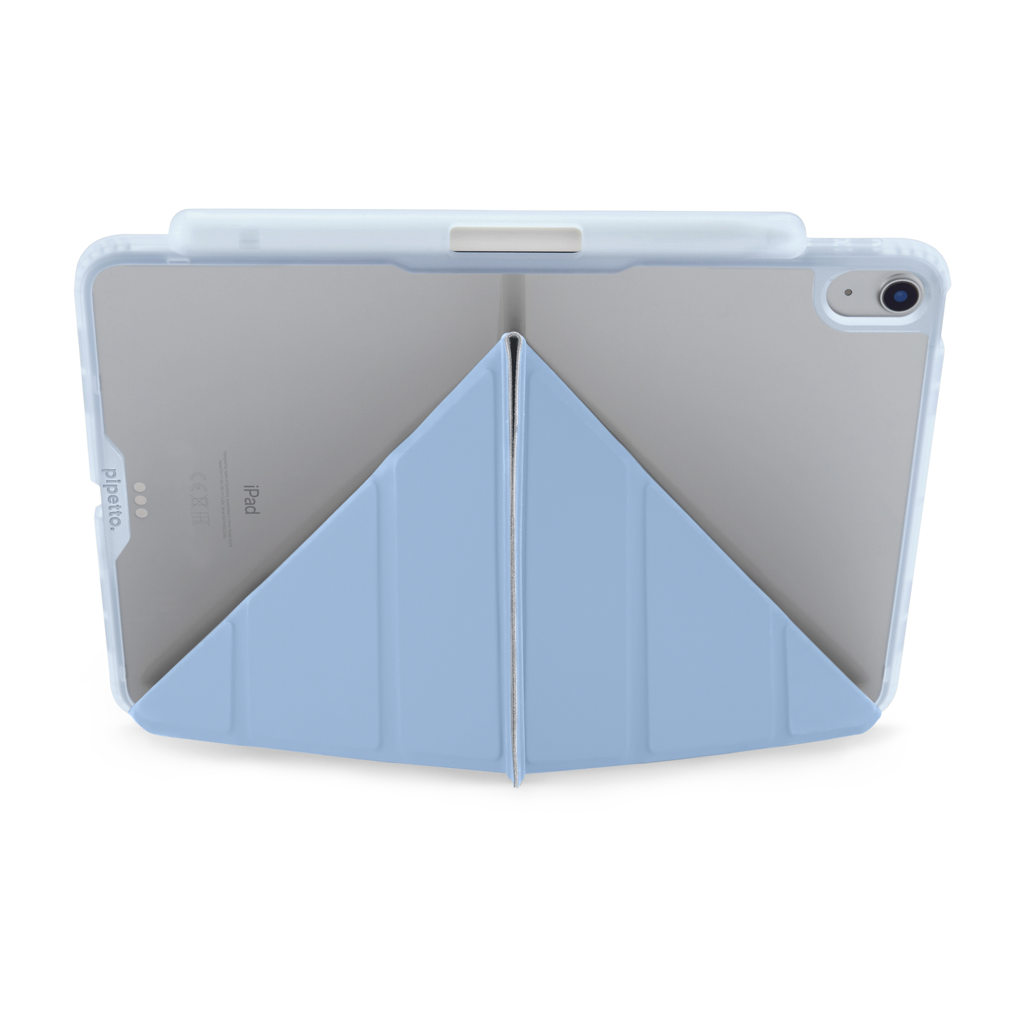 Pipetto iPad Air 13 (M4/M3/M2) Origami No3 Pencil Case - Light Blue