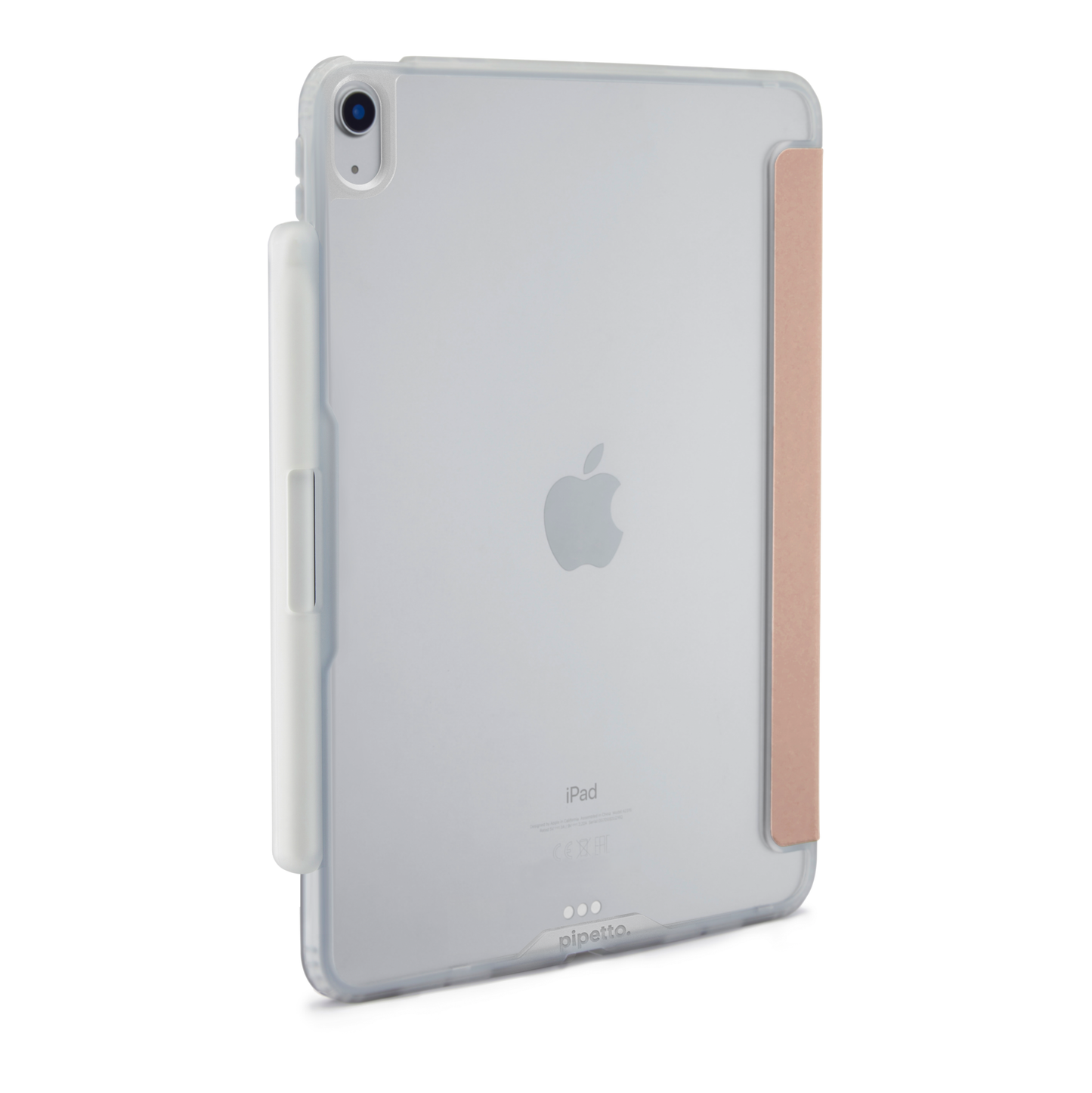 Pipetto iPad Air 13 (M4/M3/M2) Origami No3 Pencil Case - Metallic Pink