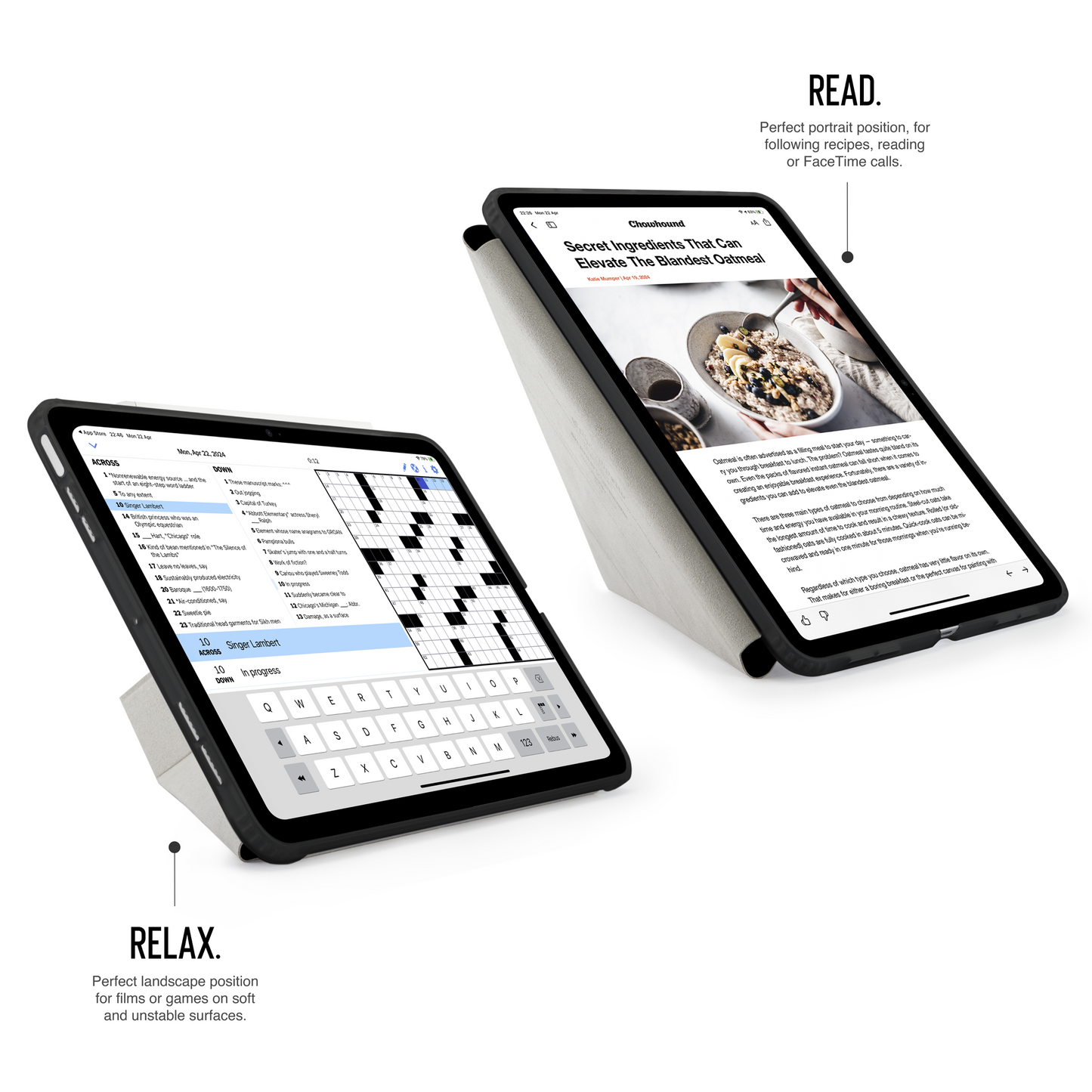Pipetto iPad Air 11 (M4/M3/M2) Origami No1 Original Case - Black