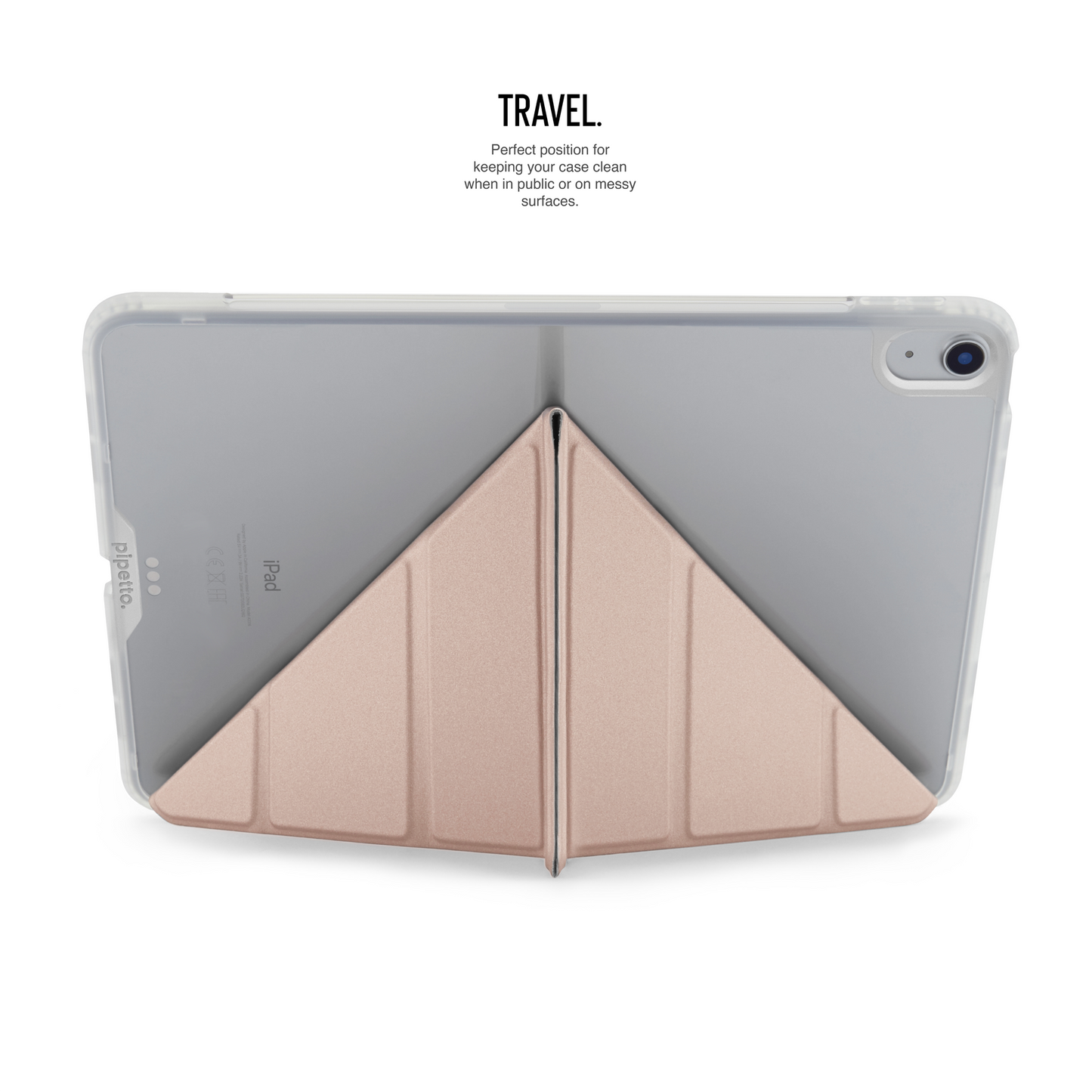 Pipetto iPad Air 11 (M4/M3/M2) Origami No1 Original Case - Metallic Pink