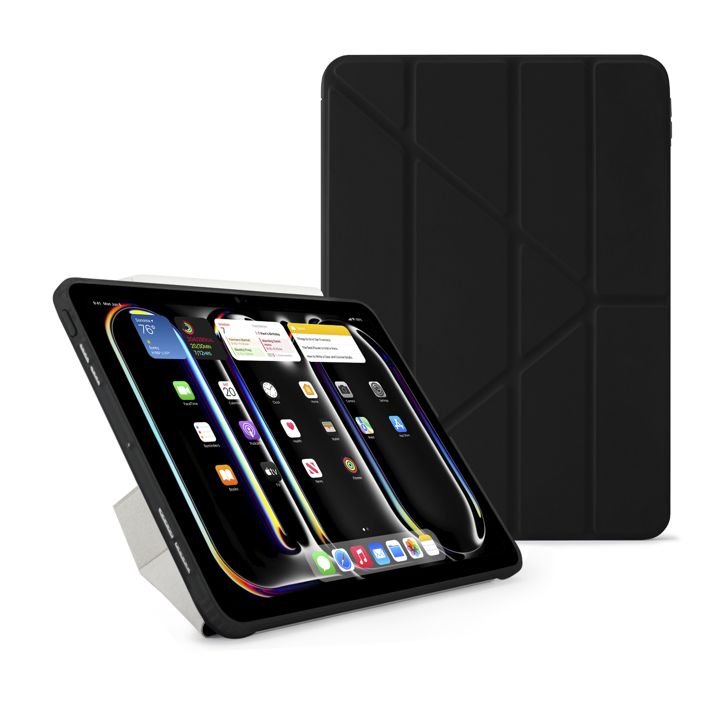 Pipetto iPad Pro 11 (M5/M4) Origami No1 Original Case - Black