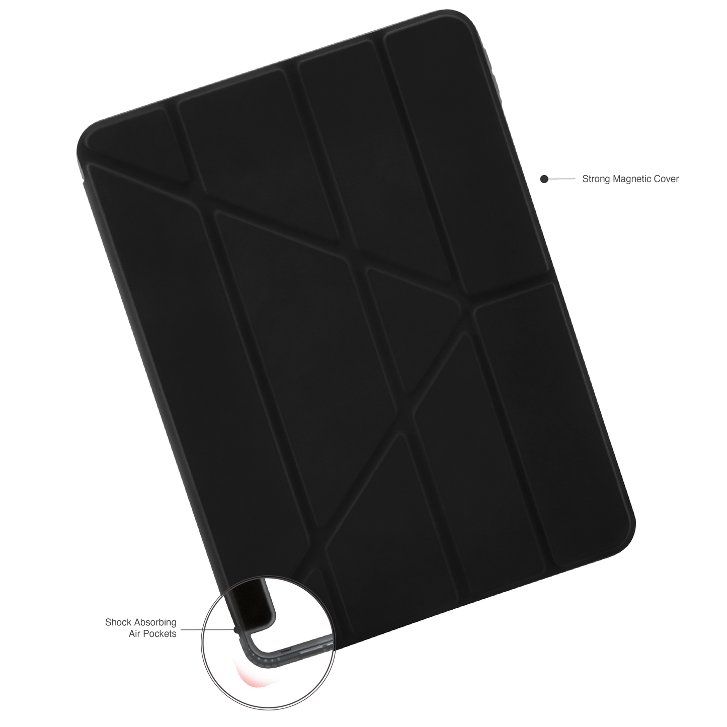 Pipetto iPad Pro 11 (M5/M4) Origami No1 Original Case - Black