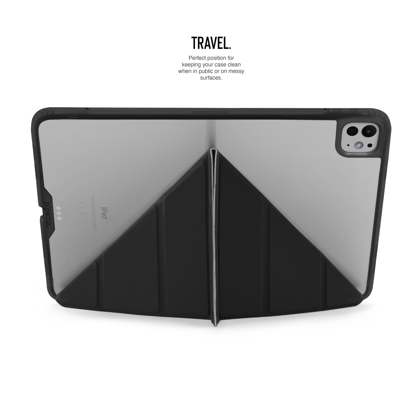 Pipetto iPad Pro 11 (M5/M4) Origami No1 Original Case - Black